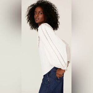 LoveShackFancy William Blouse Size Small